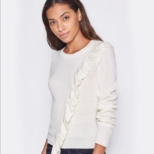 Joie Viviana Wool Sweater, Porcelain, XS